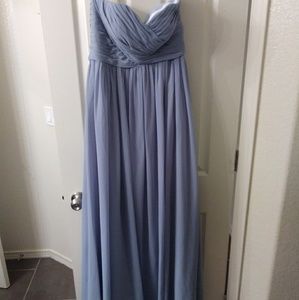 Azazie Kristen dusty blue